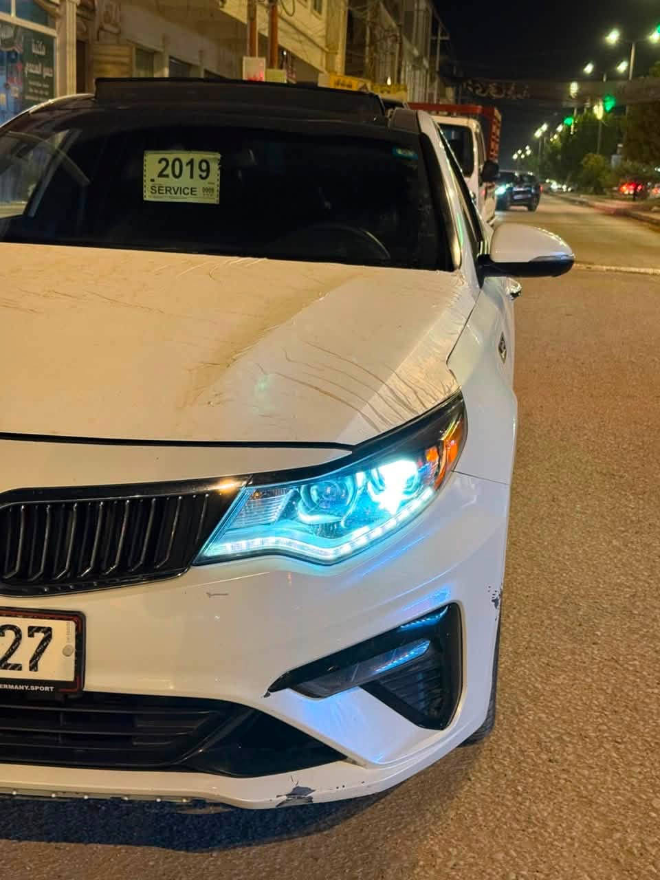 كيا اوبتما للبيع موديل 2019 فول موصفات مكينه توربو واراد امريكي حادثه جامغ وبنيد رقم بغداد ماشيه ٥٧ ميل السيارة جاهزه  السعر ١٢٤ وبيه مجال مكاني بابل ***********
