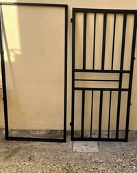 باب حديد • ارتفاع ٢م • جديد