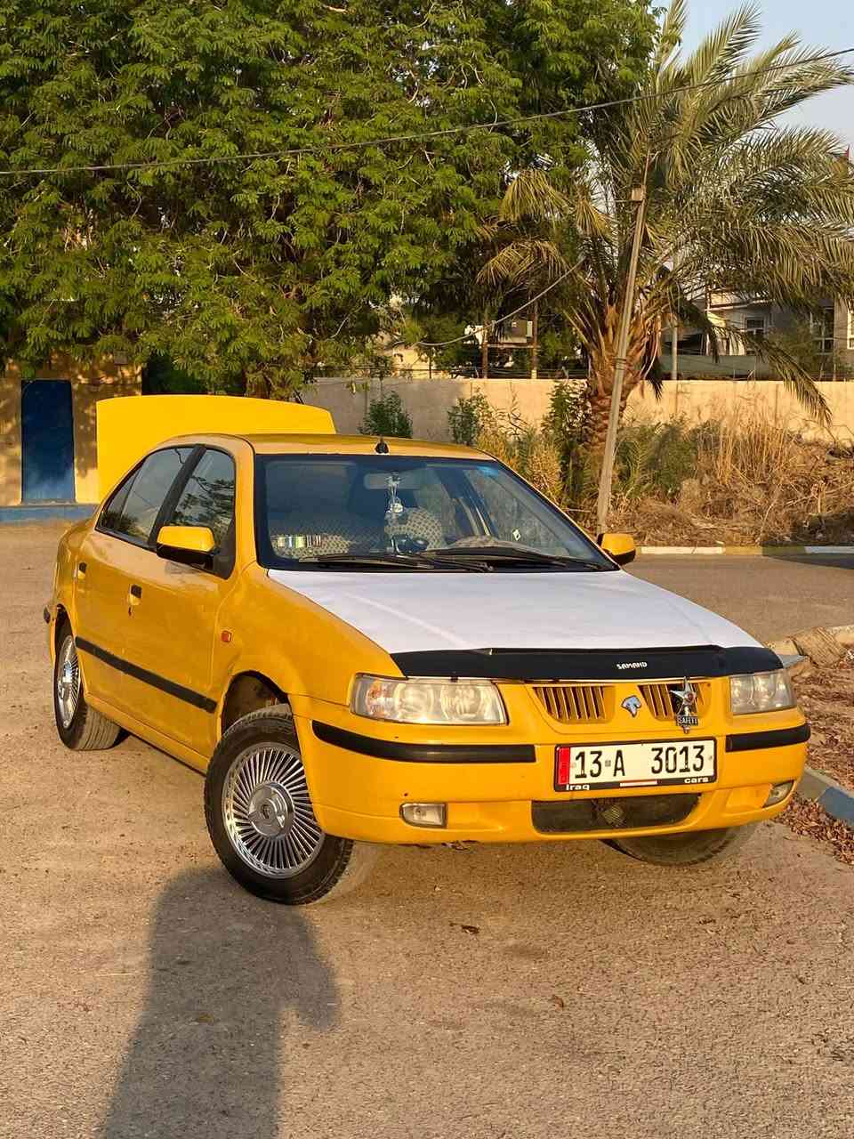 السلام عليكم عندي سمند للبيع مديل 11سياره جاهزه من كلشي كير مكينه تبريد شواصي مكفولات صدر تخم تاير جديد كهربائيات كلهه شغاله دوشمه عامه سياره جاهزه ما بيهه اي نقص كبل للشارع مصفره هيئه وغرامات تحويل ثاني يوم مشروع وطني رقم نكليزي هزه جديد متواجد بغداد الغزاليه رقم الهاتف ***********السعر 27وبيه مجال
