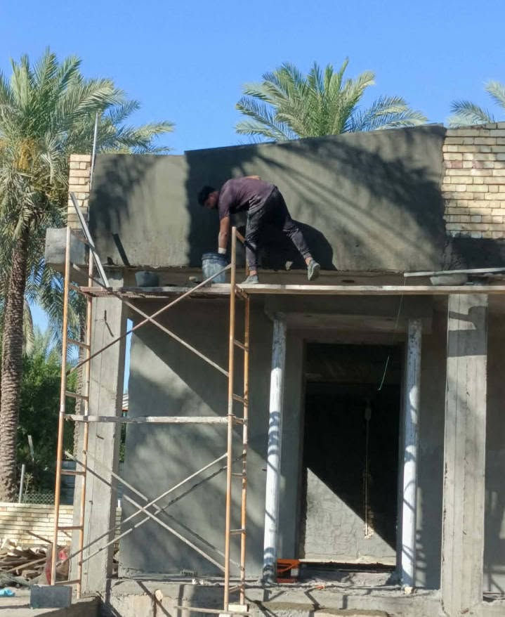 (كادر لبخ من الفلوجه‪(***********)(
سقل ناعم ب 7
لبخ ونثر ب8
لبخ اجراره ب6
تصفير مصاطر ب9
التشميع ب3
جص وبورك ب7
طلس
كوبلن
فوم تركي
لواجهات قطعي
مبيت بنفس الموقع
