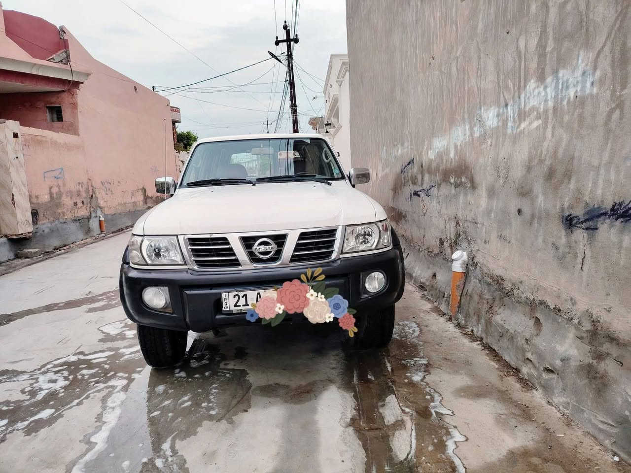 سلام عليكم
نيسان باترول 2002
تبريد تدفئه شغال تبريد مركزي 3قطع
مابيه صبغ سياره خير من الله اي نقص مابيه كفاله
غاز بانزين 
ديالئ جلولاء ***********
