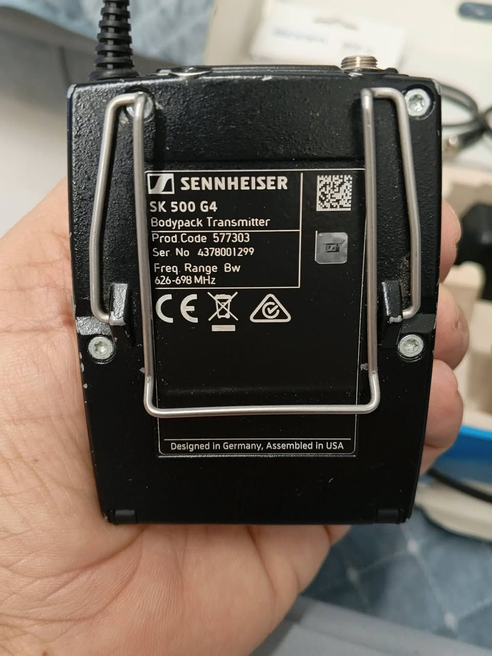 سنهايزر EW 500 • وايرليس ألماني • كامل الملحقات