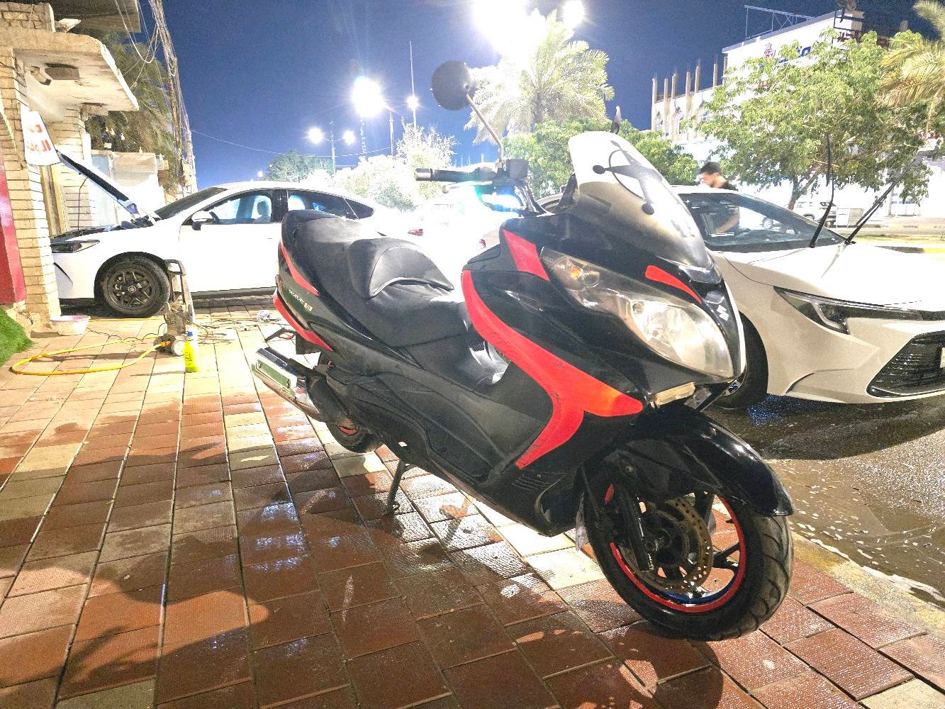 السلام عليكم
للبيع فقط دراجة سوزوكي سكاي ويف Skywave   250 سويج مو بصمه فلتر دهن جديد دهن جديد واصلي ألماني كهربائيات كلهه شغالة مكاتبة بأسمي
موديل 2009 بحالة جيدة ما بيهه نقوصات السعر$7
مكاني النجف الاشرف