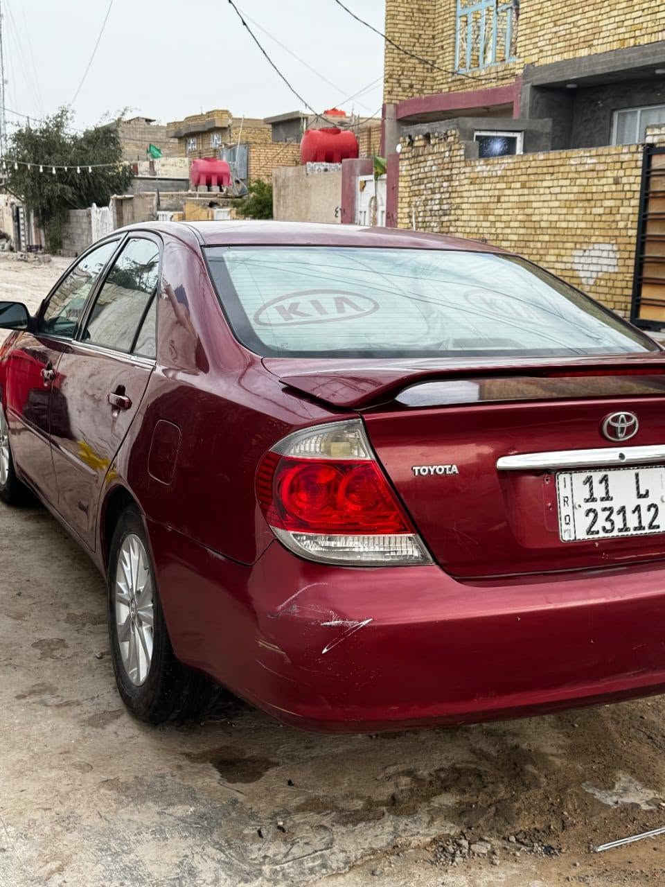 السلام عليكم كامري موديل 2006 ياباني محرك 2400 رقم بغداد عارضها 85 وهذا رقمي للتواصل *********** عنواني بغداد الخطيب الزراعي واتساب مفتوح
