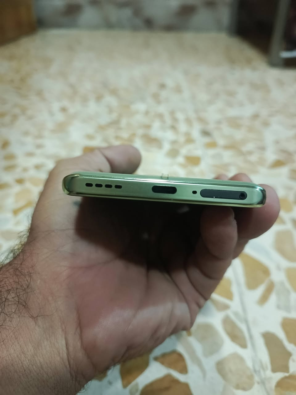 ريلمي11برو5G  جهاز نضيف السعر 200  الرقم***********

نص مكتوب في الصور:
- حول الجهاز
- realme 11 Pro 5G
- realme UI 6.0
- اسم الجهاز
- مساحة التخزين
- ٢٦,٥ غ.ب / ٢٥٦ غ.ب
- المعالج
- MediaTek Dimensity 7050
- البطارية
- ٥٠٠٠ مللي أمبير في الساعة (نموذجية)
- RAM
- ٨,٠٠ غ.ب + ٨,٠٠ غ.ب
- الكاميرات
- أمامية 16MP
- خلفية 100MP+2MP
- معزز الأداء
- Trinity Engine