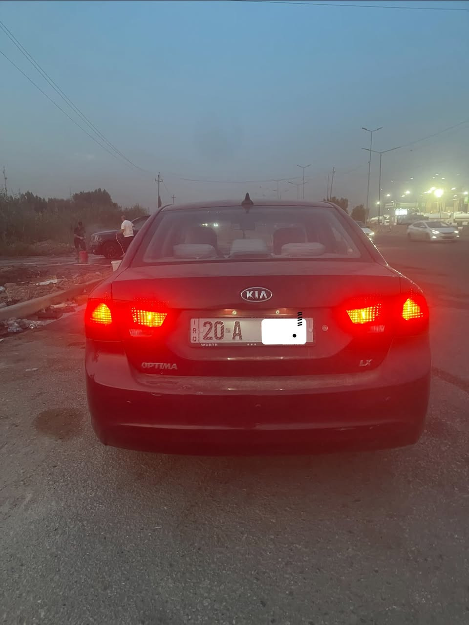 كيا أوبتيما • ٢٠٠٩ • حادث خلفي