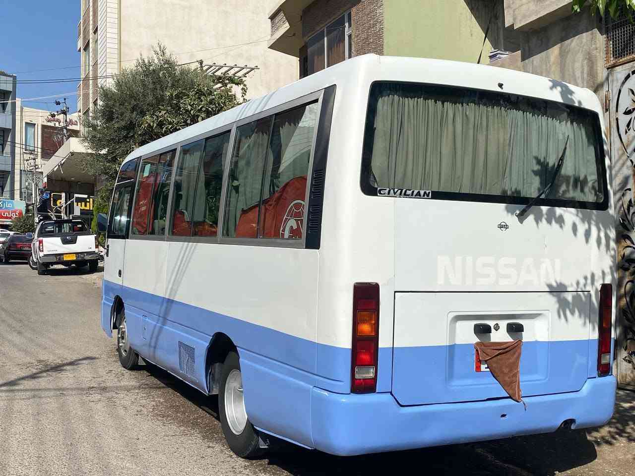 نیسان ٢٠٠٢ محەسەن
گێڕ و مەکینەو ئەکسل تەبرید بەشەرت 
3 گەرمی بیلاد پێشو دوای تازە داگیراوە بوش و وەرەق و دەبڵی تازە چاک کراوە پێشی چوپلێسە دوو پەڵەی سپیەکەی بۆیاخە ڵەگەڵ شینەکەی سەنەوی تازەیە تا ئاخری 2030 بە ناوی خۆمەوەیە 
سعری 115$ لە سلێمانیم
***********
