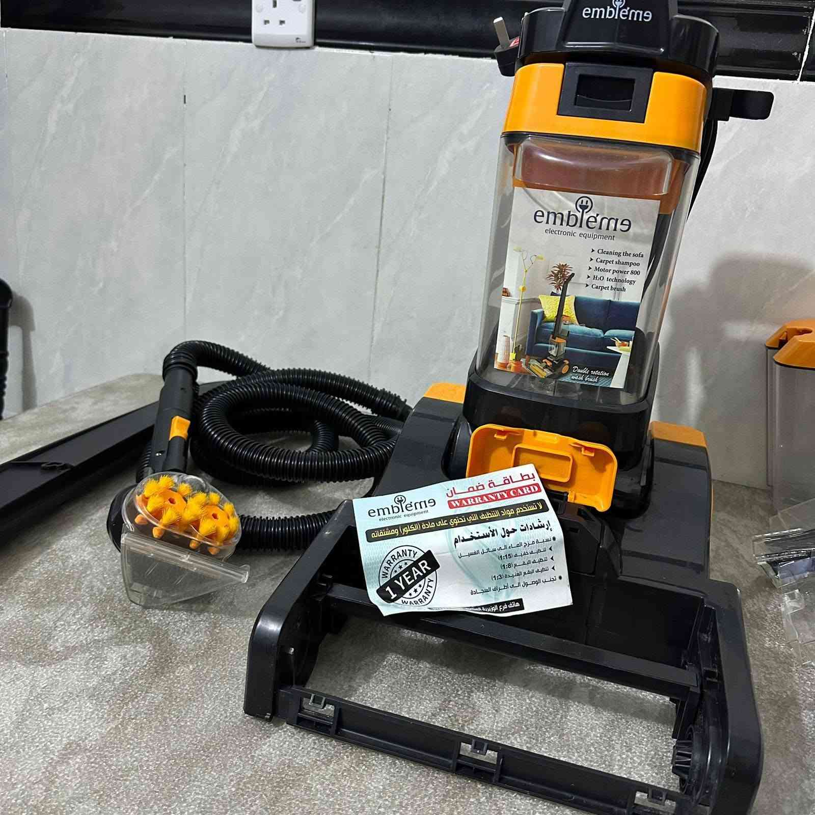 للبيع جهاز Emblema Carpet Clean – EM TL2022W بحالة ممتازة.
🔹 النوع: جهاز غسيل وتنظيف السجاد والمفروشات
🔹 الموديل: EM TL2022W
🔹 القدرة: 800 واط
🔹 3 وظائف بجهاز واحد:
• تنظيف وإزالة الأوساخ
• غسل السجاد والكنبات بالشامبو
• شفط المياه وتسريع عملية التجفيف
🔹 مناسب لتنظيف السجاد، الزوالي، الكنب والمفروشات.
🔹 تصميم عملي وسهل الاستخدام.
🔹 الجهاز مزود بفرش وملحقات للتنظيف.
📞 للاستفسار والسعر: مراسلة خاص أو اتصال.***********
الجهاز جاهز للبيع — فرصة ممتازة لمن يبحث عن جهاز تنظيف عملي للبيت أو للعمل. 🧽✨
