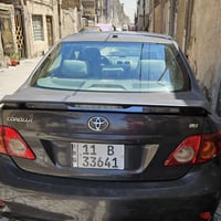 سيارة كورلا موديل 2009 جراد بنيد والقماره والصندوك فقط سياره صفاحه مصب...