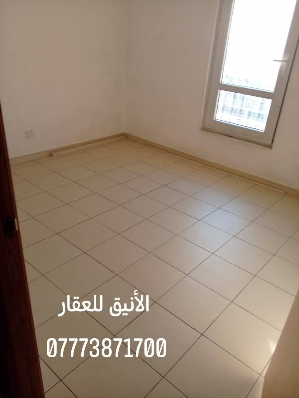 🏠 شقة للايجار 120 م غربي 🏠
✅ بلوك A6
✅ طابق 9
✅ فارغة وجاهزة للسكن كما هو موضح بالصور 
✅ الإيجار 600 بدون خدمات  +. دلالية
✅  تتطلع بيها موافقة 
الاستفسار الاتصال على الرقم أو واتساب وبالخدمة
💎 _____ ***********  ______💎

نص مكتوب في الصور:
- الأنيق للعقار ***********