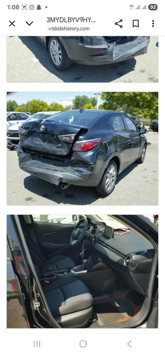 تويوتا Yaris iA موديل 2017 وارد أمريكي 🇺🇸

* محرك 1500 سي سي (1.5L) 4 سلندر

* قير أوتوماتيك 6 سرعات

* دفع أمامي (FWD)

* شاشة وسطية 7 إنج

* كاميرا خلفية

* بلوتوث + USB + AUX

* تحكم بالدركسون

* مثبت سرعة

* تشغيل Sport Mode

* جنوط ألمنيوم قياس 16 إنج

* زجاج ومرايا كهربائية

* تكييف ممتاز

* تشغيل بالبصمة (حسب الفئة)

* نظام مانع الانزلاق (Traction Control)

* نظام الثبات الإلكتروني (ESC)

* ABS + EBD + BA

* وسائد هوائية متعددة

* نظام التحذير قبل الاصطدام بسرعات منخفضة (حسب الفئة الأمريكية)

* استهلاك وقود اقتصادي جداً

* محرك واعتمادية عالية، السيارة مبنية على منصة مازدا 2 مع محرك 1.5 بقوة حوالي 106 حصان وقير أوتوماتيك 6 سرعات.

* صبغ نصف قبق صندوق  ونصف الدوسه ⚠️

* رقم سليمانيه سنويه وهزه جديده  بأسمي

* داخل مخمل اسود

* مكينه وكير كفاله

* المكان : بغداد 

* للتواصل : ***********

السعر : 90$ وبيها مجال بسيط . بغداد, العراق

