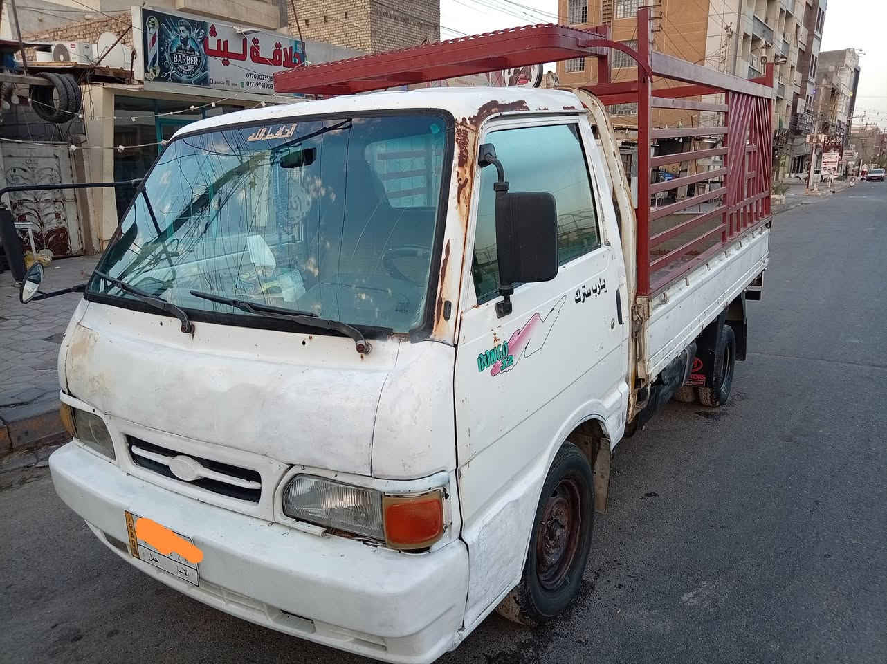 السلام عليكم كيا بنگو للبيع موديل 1996 رقم انبار السيارة نظيفة كير مكينة خير من الله 8 چنگال والكشر كدام العين تجي وتگلب مكان السيارة بغداد  السعر 40 وبيهة مجال للشراي للاستفسار ***********
