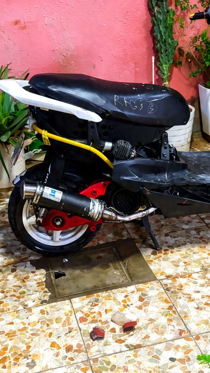 سلام عليكم سكنس نثيه دراجه خير من الله مزوده شلعه ومعدل بوشه 58ونص كلجات خلفي رياضي ولمامي مال رمبه كفرات كاملات مفصخهن وضامهن لون ابيض بيع او مراوسه فورزه صفر سته عنوان دراجه بغداد شعب ستفسار ***********
