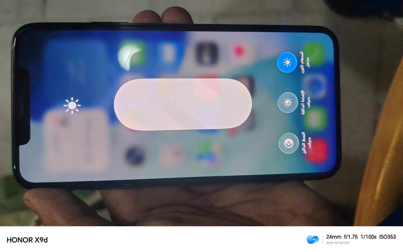 ايفون 11 برو ماكس غير داخل للصيانه هوه وكارتونه مالته موجوده كامل ملحقاته سعر اتصل ع رقم ***********

نص مكتوب في الصور:
- ٥١٢ غ.ب.
- ٤٩٤,٠٣ غ.ب.
- حالة البطارية والشحن رسالة مهمة حول البطارية حالة بطاريتك متدنية جدًا. يمكن أن يبدل أحد مزودي خدمة Apple المعتمَدين البطارية لاستعادة الأداء والطاقة القصويين. العثور على خيارات الخدمة... الحد الأقصى للقدرة ٧١٪ هذا قياس لقدرة البطارية مقارنة بقدرتها عندما كانت جديدة. قد تتسبب القدرة المنخفضة بتقليل ساعات الاستخدام بين عملية الشحن والأخرى. أقصى قدرة للأداء ستساعد الأنظمة المضمنة في النظام والمكونات في تخفيف آثار الأداء التي قد تلاحظها أثناء التقدم الكيميائي في عمر بطارية iPhone. شحن البطارية المحسن للحد من استنزاف عمر البطارية، يتعلم الـ iPhone من عادات الشحن اليومية، بحيث ينتظر ولا يتجاوز ٨٠٪ حتى يحين موعد حاجتك إلى استخدامه.
- HONOR X9d 24mm f/1.75 1/100s ISO353 ١٧:٢٧ ٢١/٠٩/٢٠٢٦
- HONOR X9d 24mm f/1.75 1/25s ISO1138 17:27 21/09/2026