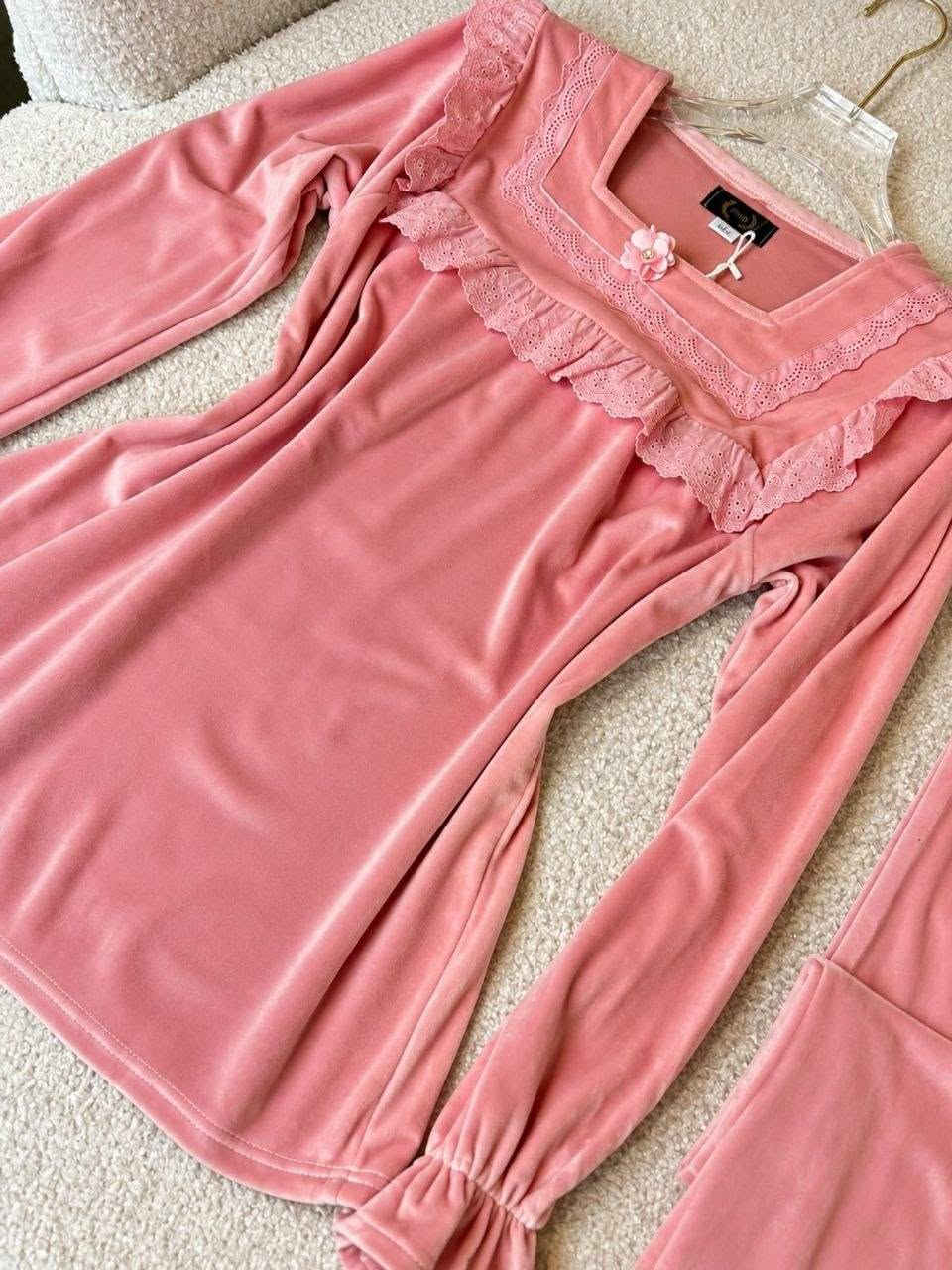 مخمل • مطعم دانتيل • مقاسات L-3XL