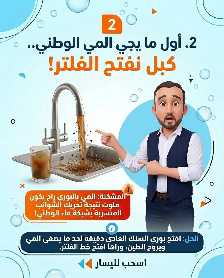 فلتر مياه • شمعة القطن • دبة الخزان