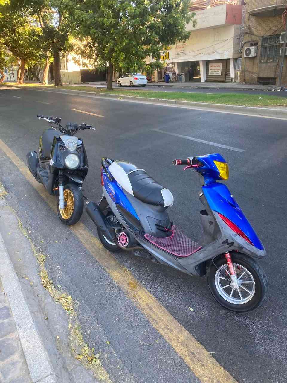 سلام عليكم دراجه ماكس عدله دراجه تخبل بمعنه لكلمه دراجه جديده وحلوه ضفيره بلاديه وجديده مكينه اول فتحه اله ٥٥ شرط تشغلك دراجه اذه تسمعله صوت مرجوعه شلعه ومعدل تشك لكاع شك كهربائياته كله شغاله هندر سلف كله شغال سعر ٦٠٠ وبيه مجال ولله دراجات نطايح حته شوفه مابيهن يدورون ٦٠٠  مكان بغداد محموديه ناحيت رشيد 
*********** خاص ماارد فقط عل رقم💙💙🔫

