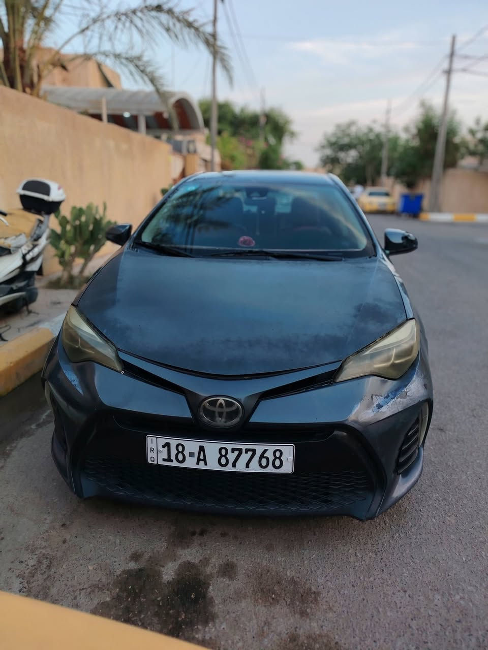 السلام عليكم كورلا2017 امريكي ماشيه 213 km سنويه ل29 بابل بسمي تحويل ثاني يوم 
مكينه گير شرط تبريد ثلج سيارة جاهزه من كلشي بيها بنيد مبدل جمغات الاماميه صبغ فقط بدون دواخل 
مواصفات
🔹سعه المحرك 1.8L
🔹ترحيب
🔹كروس سرعة
🔹كشنات جلد
🔹رادار
🔹تحديد مسار 
🔹تدفئة تبريد كشنات
🔹حساس ليلي 
🔹شاشه بلاد 
🔹ثلاثه انضمه قيادة
🔹اوامر صوتية

السعر 115 وبيها مجال للشراي 
مكان سيارة كربلاء للاستفسار
الاتصال على الرقم ***********
