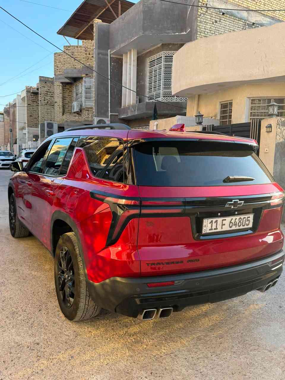 ترافرس 2024 بلاك ادشن
بنيرامه 
ماشيه 23 mi
رقم بغداد 
فقط بنيد مبدل حافت الجاملغ مصبوغ

***********
