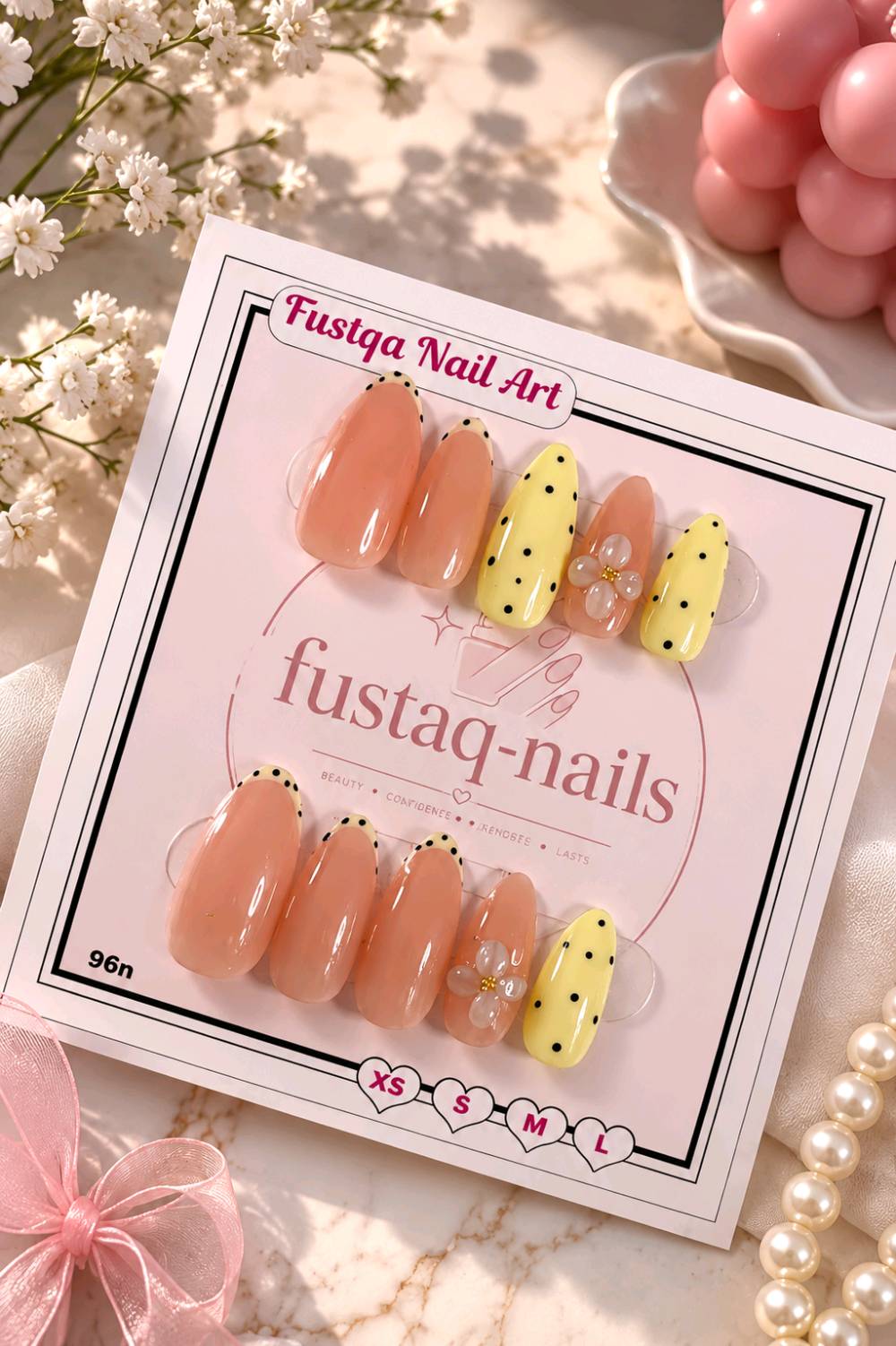 أظافر هاندميد شغل يد من Fustaq Nails 🍒
تصاميم متنوعة وحلوة حسب الطلب
متوفرة بأحجام XS / S / M / L
تفصيل حسب القياس والتصميم
التوصيل متوفر داخل بغداد

للحجز والاستفسار عبر الواتساب:
*********** 💅🏻🍒
الاظافر مع دفاشه وستيكرات ومبرد ميني 
الدزاين حسب الطلب ومدة الانجاز من اسبوع الى اسبوعين حسب الحجز 
السعر حسب الدزاين وحسب عدد الاظافر 
الطلب داخل بغداد ومدة توصيل 24 ساعه واجرته 5000