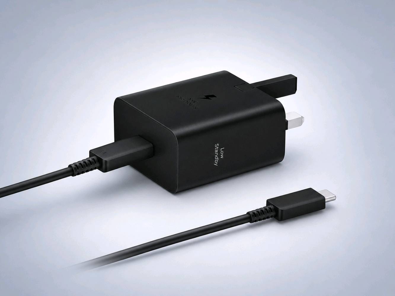 شاحن سامسونك اصلي PD T4511 بقوة 45 واط مع كابل USB-c إلى USB-C بقوة 5 أمبير
انقطاع الطاقة مع الطاقة الاحتياطية: يتميز محول الطاقة بقدرة 45 واط باستهلاك منخفض للطاقة في وضع الاستعداد ، أقل من 5 ميجاواط ، مما يقلل من طاقة الاستعداد غير الضرورية. تساعد تقنية Smart IC على تقليل استهلاك الطاقة أثناء وضع الاستعداد.
يظهر محول طاقة أسود على جانب المنفذ لأعلى مع النص الذي يقرأ "5 ميجاواط". 
استهلاك منخفض للطاقة في وضع الاستعداد ، مما يضمن بقاء الاستهلاك أقل من 5 ميجاواط عندما لا يكون قيد الاستخدام النشط.
توافق متعدد الاستخدامات تم تصميم هذا المحول للعمل بسلاسة مع الأجهزة التي تدعم USB-C ، وهو الحل الشامل الخاص بك.
اشحن جهازك اللوحي أو هاتفك الذكي أو أي أداة مزودة بمنفذ USB-C بسرعة - استمتع بسرعات شحن مثالية
يتم عرض عرض علوي لأجهزة Samsung Galaxy المختلفة مع محول طاقة أسود موجود في المنتصف. إلى اليسار ، يظهر أيضا Galaxy Book3 ، على اليمين Galaxy Buds2 Pro باللون الأبيض ، و Galaxy Tab S9 و Galaxy S24 Ultra.
السعر /34الف
للطلب او استفسار عبر خاص او انستا Turab_Store او رقم ‎***********
توجد خدمة توصيل لجميع المحافظات 5,000