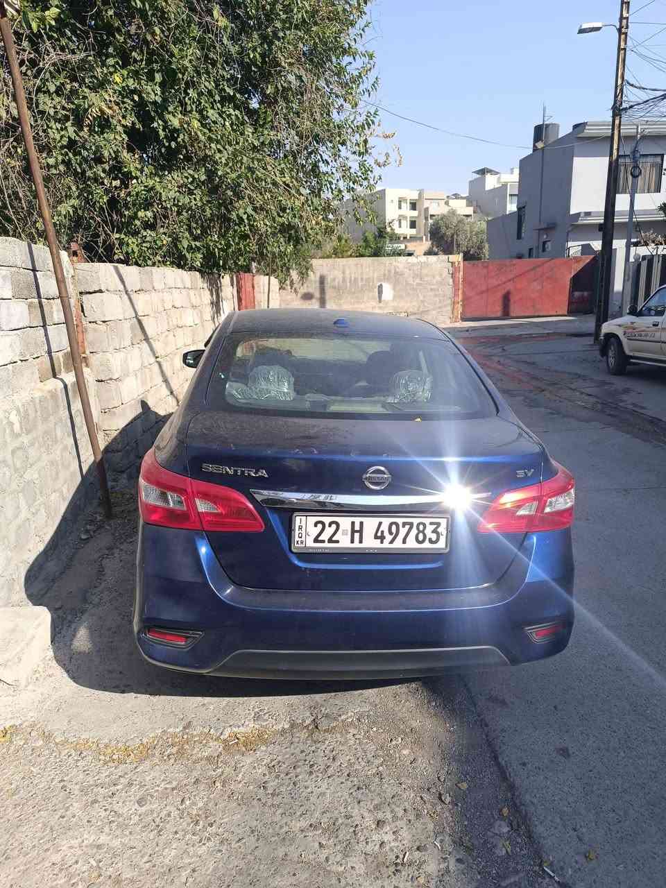 نيسان سنترى 2016بيها شويا صبغ بل جاملغ الخلفي مواصفات SVالسعر 112 الاتصال ***********0 مكان موصل حي المحاربين

