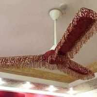 غلاف مروحة • ٥ قطع • تول أصلي