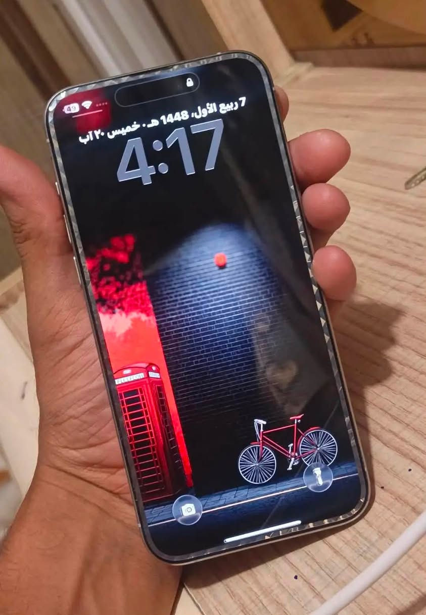 سلام عليكم ايفون 15 برو ماكس بعده اخو جديد مشحون 229 بس  مستحيل تلكه بنضافته سعر 1100 قفل مكاني ديالى شهربان ***********
