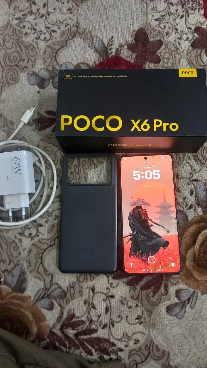 سلام عليكم POCO X6 Pro
ذاكره 512 عشوائيه 12 جهاز نضافته 95٪
جهاز نضيف 120 فريم ببجي وباقي الالعاب 144 فريم 
سعره 350 وبي مجال قليل مكاني جسر ديالى 
رقمي: ***********
