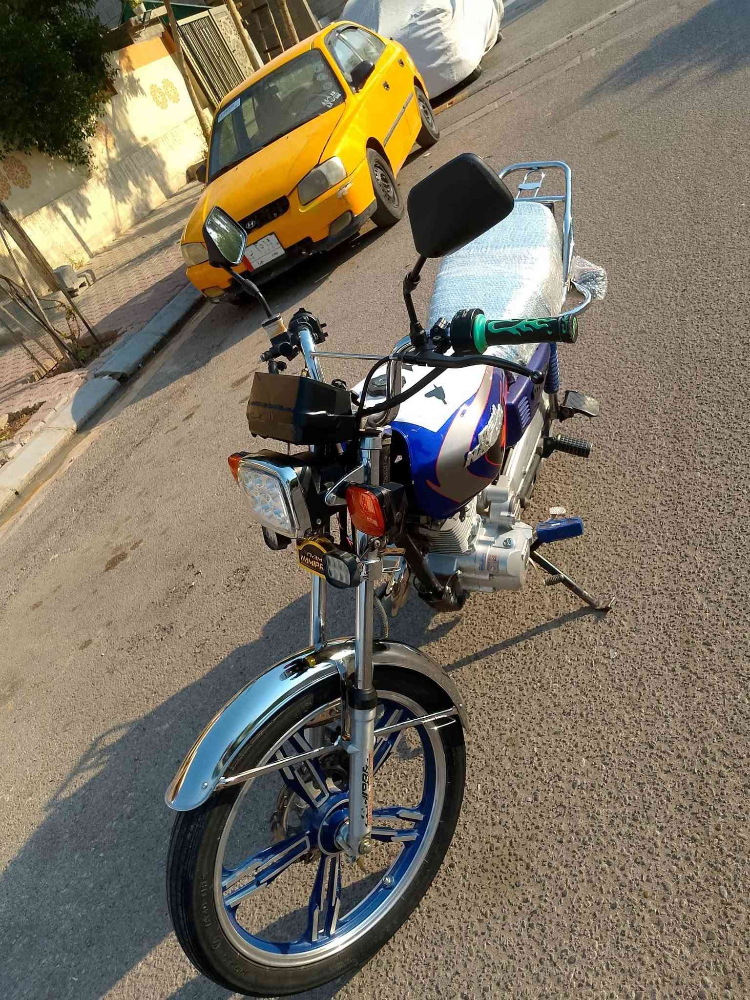 دراجه خمسه كير موديل 2020محرك ما مفتوح لا صرف ولا بخار ولاصوت كهربائية كوله شغال لايت وأشارت وبكليت وسلف تايرات جدد وياله عدله مسطره السعر 450وبي مجال الشراي يخابر على رقم موبايل ‏‪***********‬‏ العنوان كركوك أسرى ومفقودين
