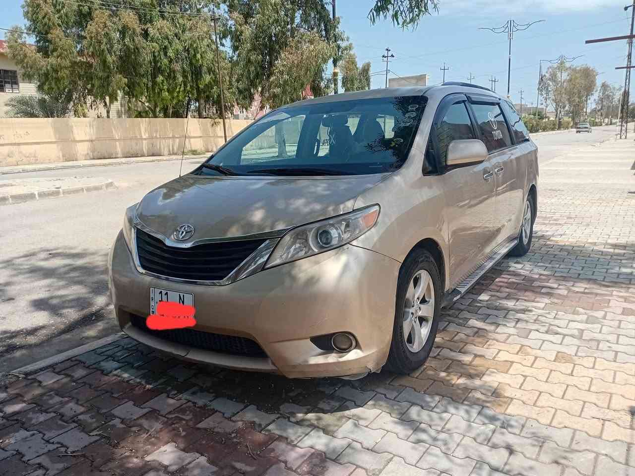 للبيع تويوتا سينا
موديل ٢٠١٣

مشروع وطني بغداد 

مشي ٢٨٥٠٠٠

منظومة غاز مل شركة 

محرك وا كير ما مفتوح 

مكان نينوى 

سعر ١٣٠
رقم الهاتف ***********
