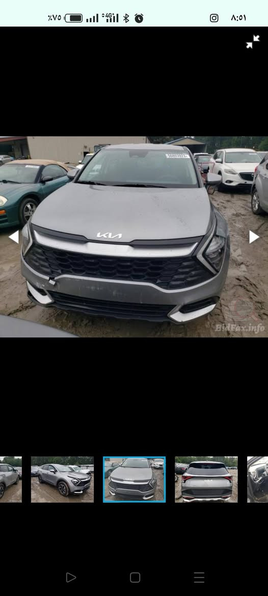 السلام عليكم
كيا سبورتج 23 وارد أمريكي 
حادث خفيف 4سلندر GDI بانزين اصل اضافة منظومة غاز شركة النجف مع الكارت بعدها بضمان الشركة مواصفات سويج شاشة متصل كامرة حساس خلفي رادار امامي باقي المواصفات معروفة رقم سليمانية مداور فقط مراوس موجود مكانها النجف م/***********
