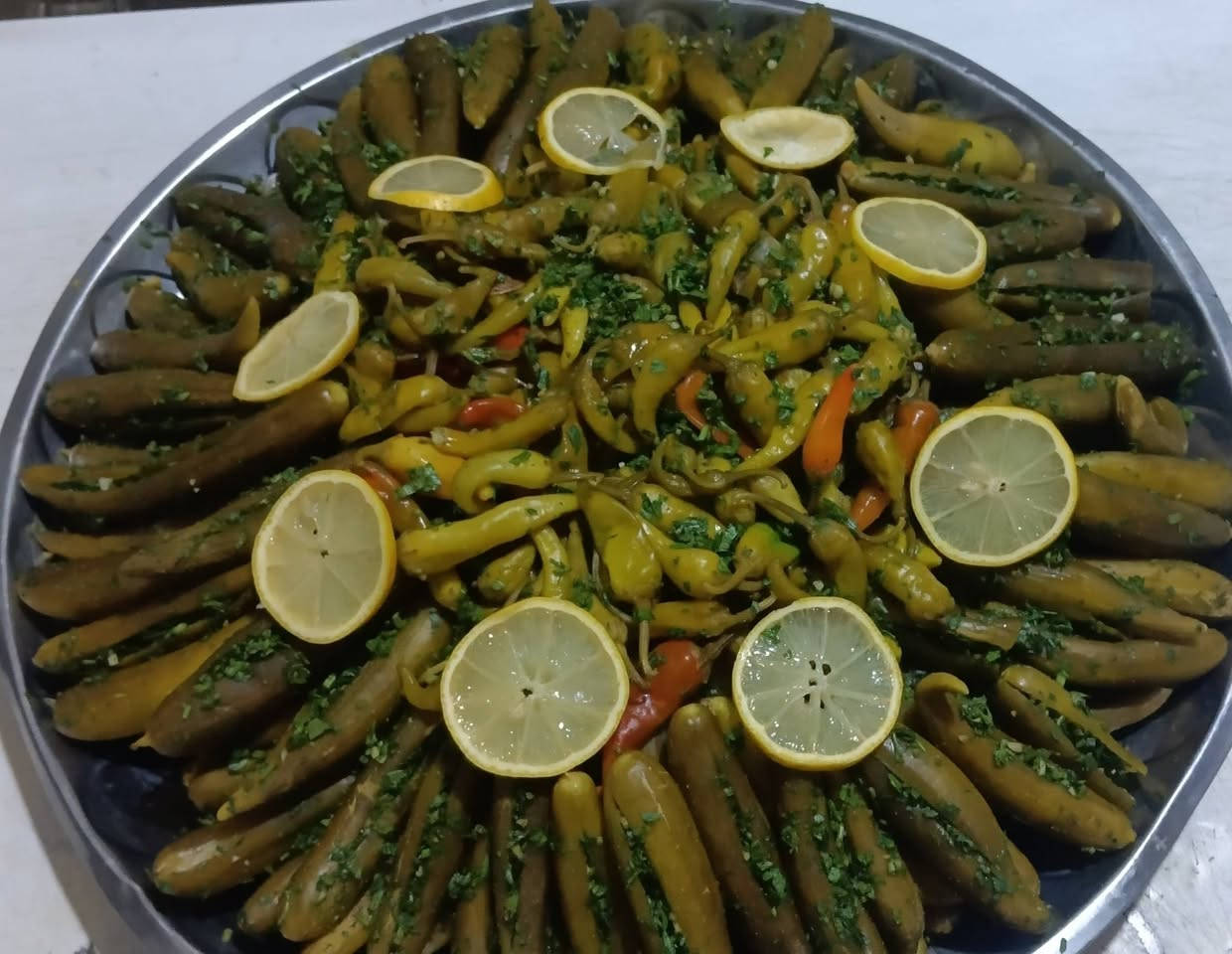 السلام عليكم ورحمه الله يا رزاق يا كريم متوفره طرشي خيار مي محشي  كيلو ب 3الاف متوفر خدمت توصيل داخل الفلوجه وأطرافها والحجز رقم واتساب ***********العنوان الفلوجه سكنيه ضهر عماير السكنيه بدايت قريت المختار وارجو من اخوتي واخواتي رفع المنشور بصلاة ع الحبيب المصطفى
