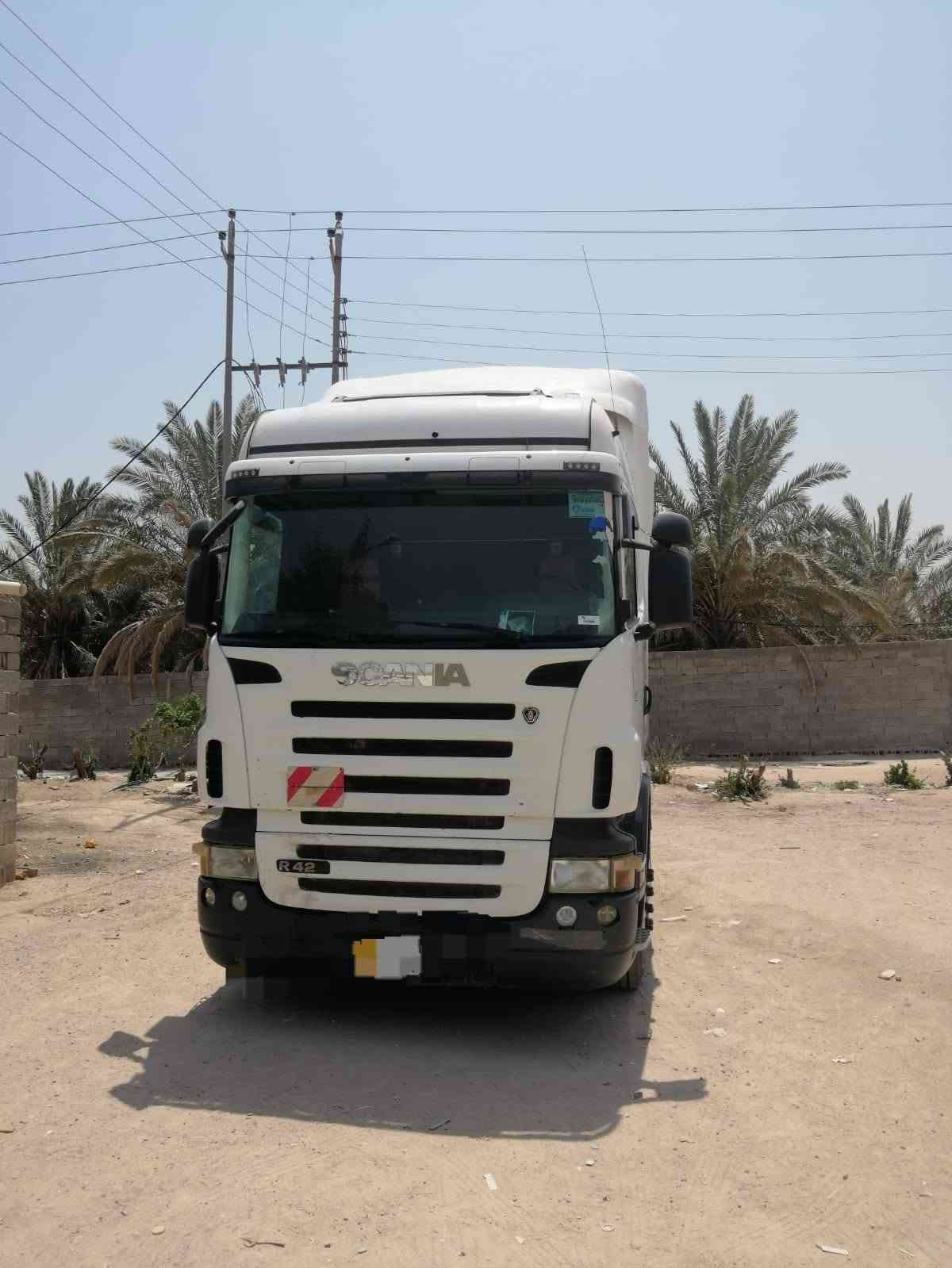 السلام عليكم سكانيا موديل ٢٠٠٨  رقم بصره نكليزي كير٣x٣ حجم ٤٢٠ سوبرين كفاله عامه مكينه كير شاصي تبريد قماره كله مكفول عربانه اوربيه تايرات  جاهزه من حداديه وبريك وهوه كله جديد ماعدا شاصي العربانه بي فطرشعره مصلح ومضروب باج 
 سعر خاص الموشراي لايتصل
 للاستفسار هاتف ***********

