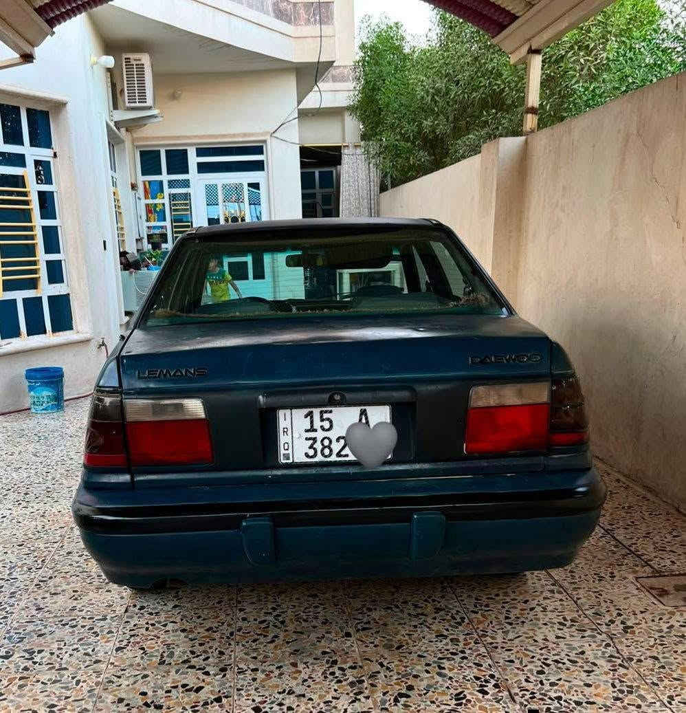 دايو لمنز موديل 94 للبيع 
محرك 1600 مفتوح لاتنقيص ولا تبخير گير عادي تخم تاير حداديه صدر باتري جديد كهربائيات كلها شغاله 

تبريد شغال ثلج 
رقم انبار الجديد سنويه لل 2029 
السعر 27 ورقه وبيها مجال للشراي 
المكان الانبار  الفلوجه
للاستفسار ***********
