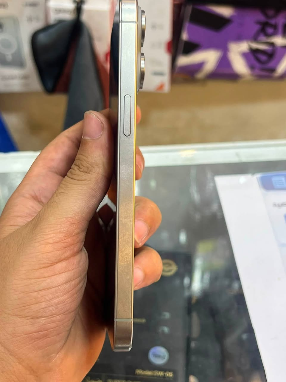 � للبيع iPhone 15 Pro Max 🔥

📱 اللون: Silver Titanium 🤍
💾 الذاكرة: 256GB
🔋 صحة البطارية: 84%
📶 شريحتين SIM دبل سيم
🌍 النسخة: CH
موصل ميثاق  ***********
