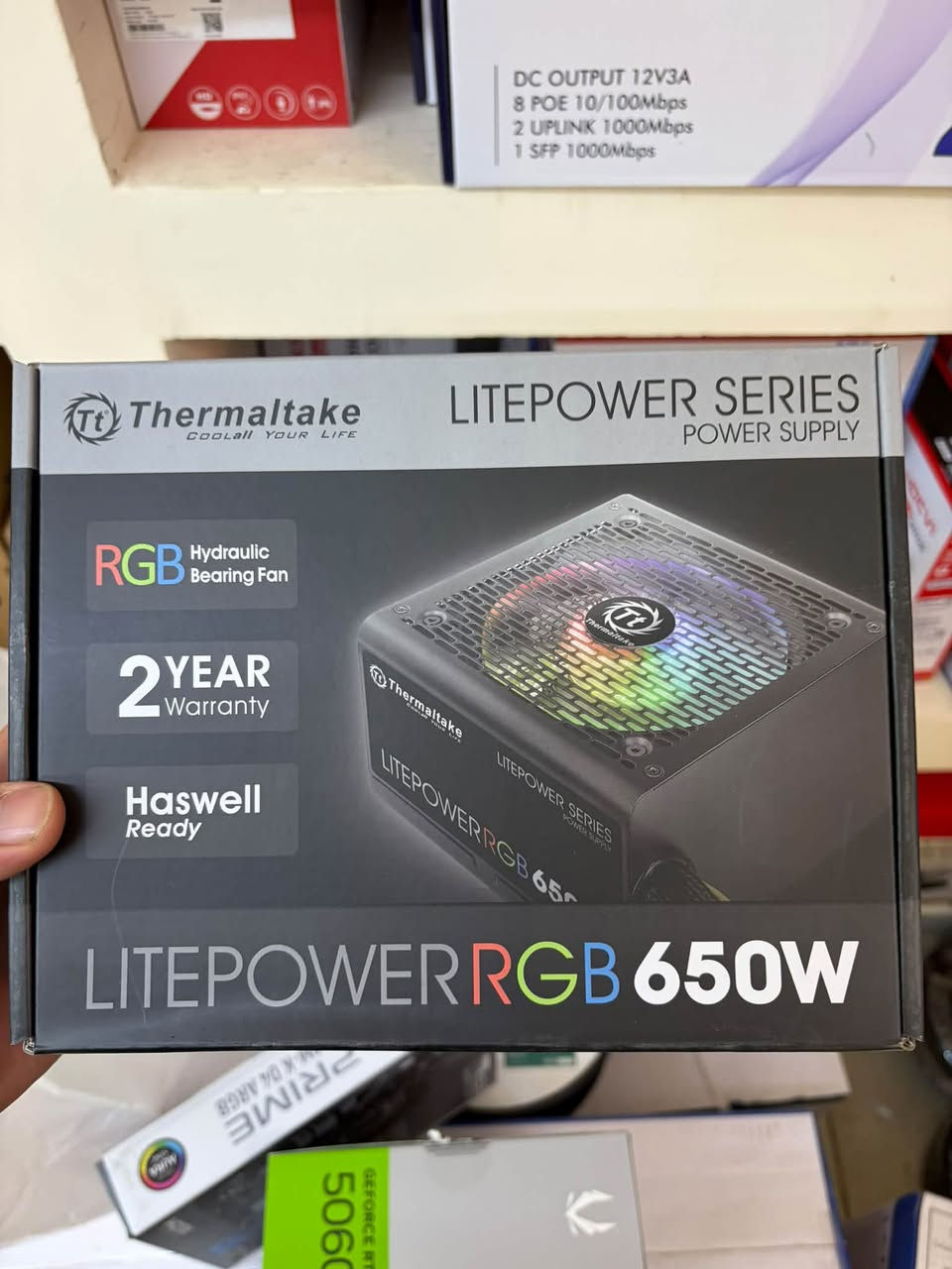 السلام عليكم
تجميعات جديد غير مستخدم 
Ci5 14400f
Rtx 5060 8GB Zotac
Ram 8x2 3200
NVME 512GB
Psu 650w thermaltake 
M.B H610 M-K asus
Fan mass s4000
Case CG77 Fantech
السعر 1,445,000
الكمية المتوفرة عشر قطع جديد غير مستخدم 
رقمي ***********
مكاني بغداد
