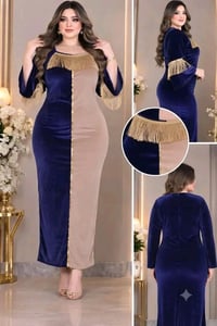 جديد الموسم الشتوي،2027 دشداشه قديفه مخمل درجه اولى  مقاس L.XL.2XL  قا...