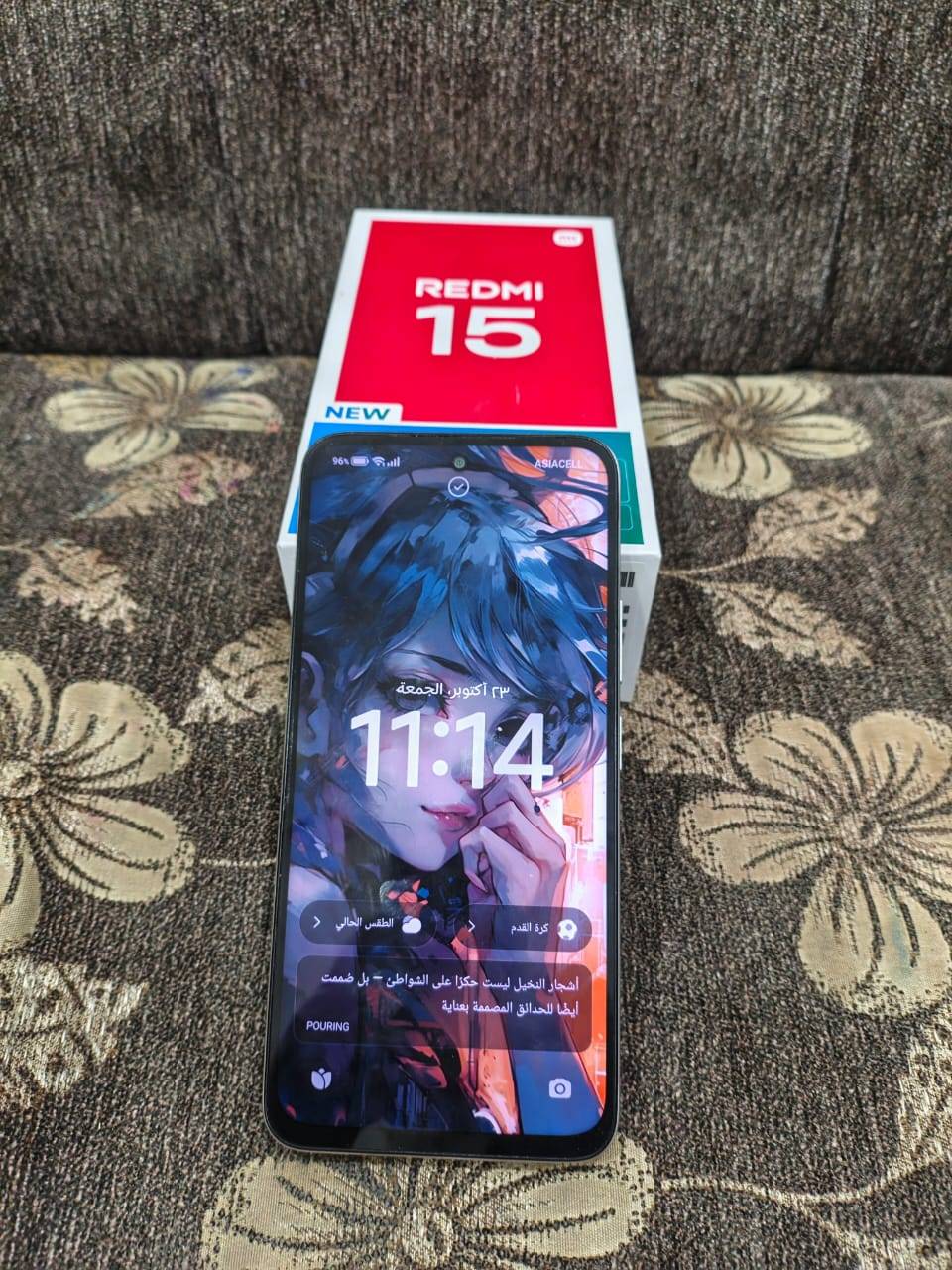 ريدمي 15 • ٢٥٦+١٦ • بطارية ٧٠٠٠