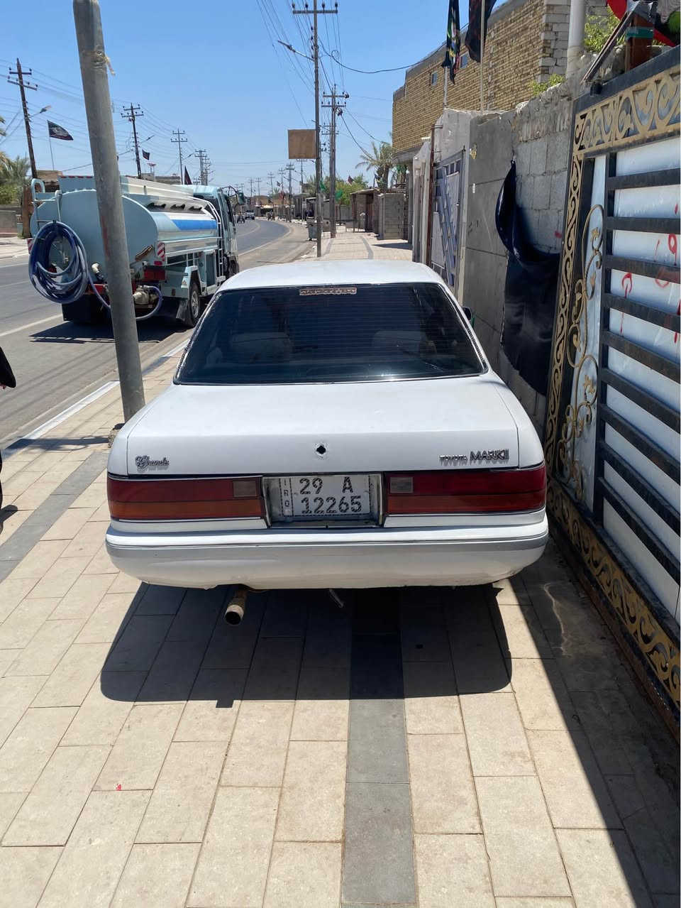 مارك كربلائي تكم  
مكفوله من جميع الاصوليات السياره بأسمي رقم انكليزي الجديد شرط التحويل   
مكينه ونجي سته سلندر   ناعمه تخبل
مكينه وكير شرط الفحص  تفحص وتتوكل 
تبريد ثلج كهربائيات كلها شغاله داخلها حلو نضيف 
السياره خير من الله  مال جناي وعلى ايدي
..
مكان السياره البصره بني منصور (قضاء الصادق)     
  للتواصل هذا رقمي *********** القرنة, البصرة

