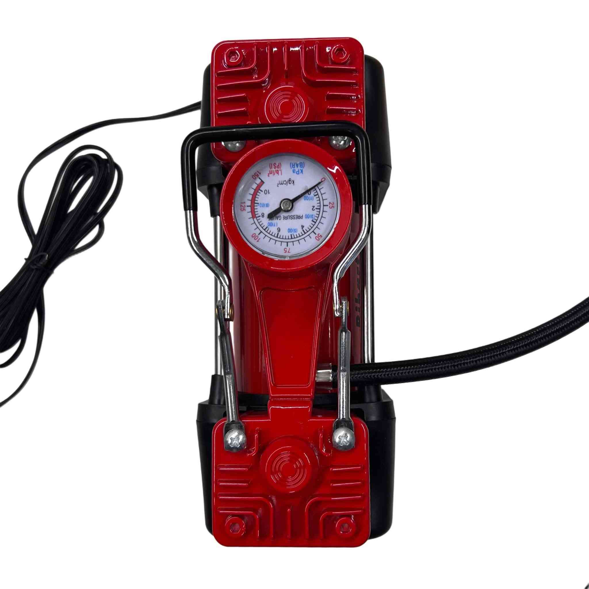 كمبريسر هواء محمول Bihart للسيارة 12V – ضغط قوي حتى 150 PSI

• كمبريسر هواء محمول من Bihart مصمم لنفخ إطارات السيارة بسرعة وسهولة، بحجم  وأداء مناسب للاستخدام داخل السيارة.

• يعمل على DC 12V ومناسب للاستخدام عبر منفذ 12V في السيارة.

• يوفر تدفق هواء أقصى 85 لتر/دقيقة لسرعة أفضل في النفخ.

• يدعم ضغط تشغيل أقصى 150 PSI مع إعادة تشغيل حتى 200 PSI.

• مزود بـ خرطوم هواء بطول 6.5 مع عداد ضغط ومشابك نحاسية صلبة.

• يحتوي على إضاءة LED ساطعة مع تشغيل سهل وتقنية ثبات أثناء الاستخدام.

• يتضمن حماية حرارية أوتوماتيكية للمحرك ضد ارتفاع الحرارة، مع حقيبة حمل قوية مرفقة.

• العلامة التجارية: Bihart
• نوع المنتج: Air Compressor / كمبريسر هواء محمول
• نوع الطاقة: DC 12V
• أقصى تدفق هواء: 85 لتر/دقيقة
• أقصى فولتية: 13.8V
• أقصى سحب تيار: 30A
• أقصى ضغط تشغيل: 150 PSI
• أقصى ضغط إعادة تشغيل: 200 PSI
• أقصى حرارة محيطة: 60°C
• أدنى حرارة محيطة: -55°C
• زمن التشغيل الأقصى: 40 دقيقة عند 40 PSI
• درجة الحرارة لزمن التشغيل: 24°C

راسلنا خاص او اتصل على رقم *********** 
موجود فديو في العليقات ايضاً

السعر  30 الف وتوصيل مجاناً وضمان 6 اشهر
