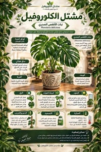 مشتل الكلوروفيل • مونستيرا • دليل عناية