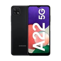 سامسونج اي 22 5G ذاكره 128عشوائيه 8 شاشه فول ‏hd بلس 90 هيرتز دقه 4k ي...
