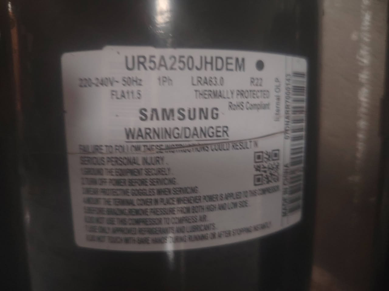 سلام عليكم ورحمة الله

النوع: كمبريسور روتري سامسونج الأصلي (Samsung).الحجم: 2 طن (يركب على مكيفات 24000 وحدة).نوع الغاز: R22.العدد: قطعتين (2) متوفرة.السعر: 140 ألف دينار عراقي للمبريسور الواحد.الموقع: كربلاء 📍للإتصال والتواصل: *********** 📞
