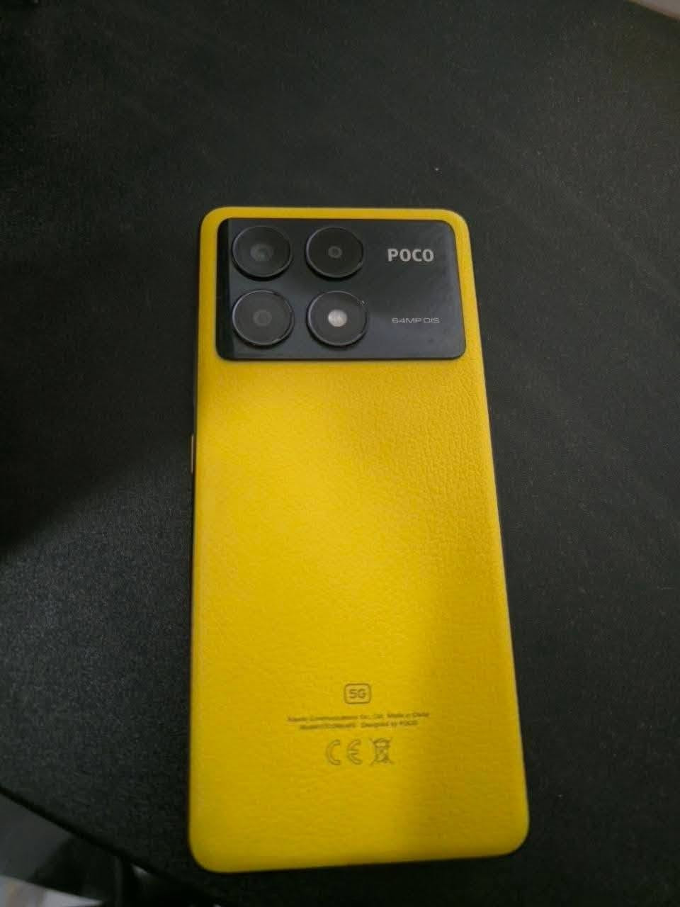 بوكو  X 6pro 5gجاهز نضيف كلش ذاكره 512بطاريه 5800 اللعاب120فريم ما داخل تصليح كامل ملحقات شاحنته67واط وكارتونه مكاني نجف السعر خاص *********** واتساب فقط
