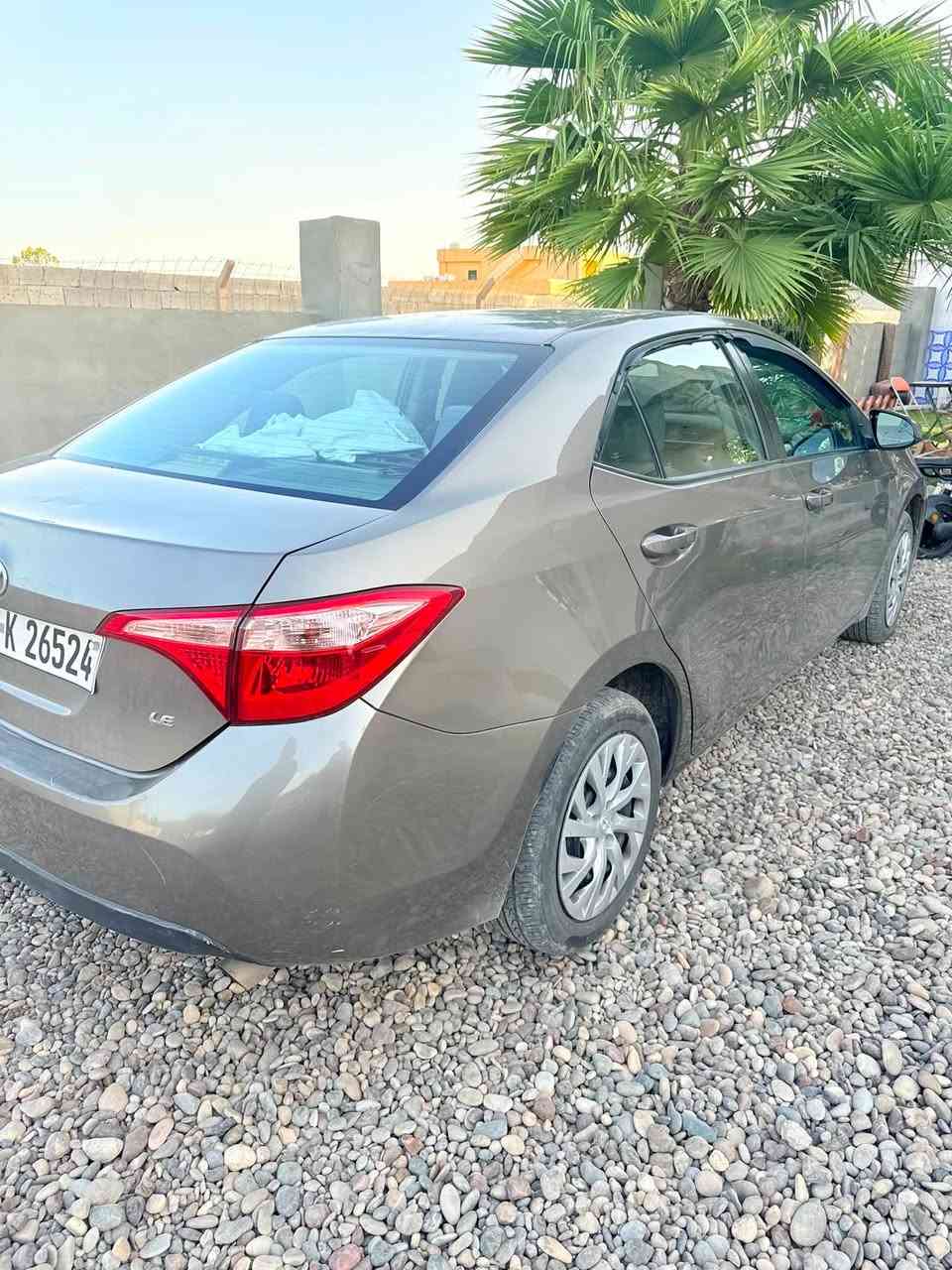 كورلا ٢٠١٨ LE
ضرر قطعتين بنيد وجاملغ 
كير محرك صدر كهربائيات كلها شرط 
تبريد شغال بس بي ضعف 
رقم سليمانيه تحويل مباشر 
السعر ١٢٥$ وبيها مجال 
للاستفسار ***********
