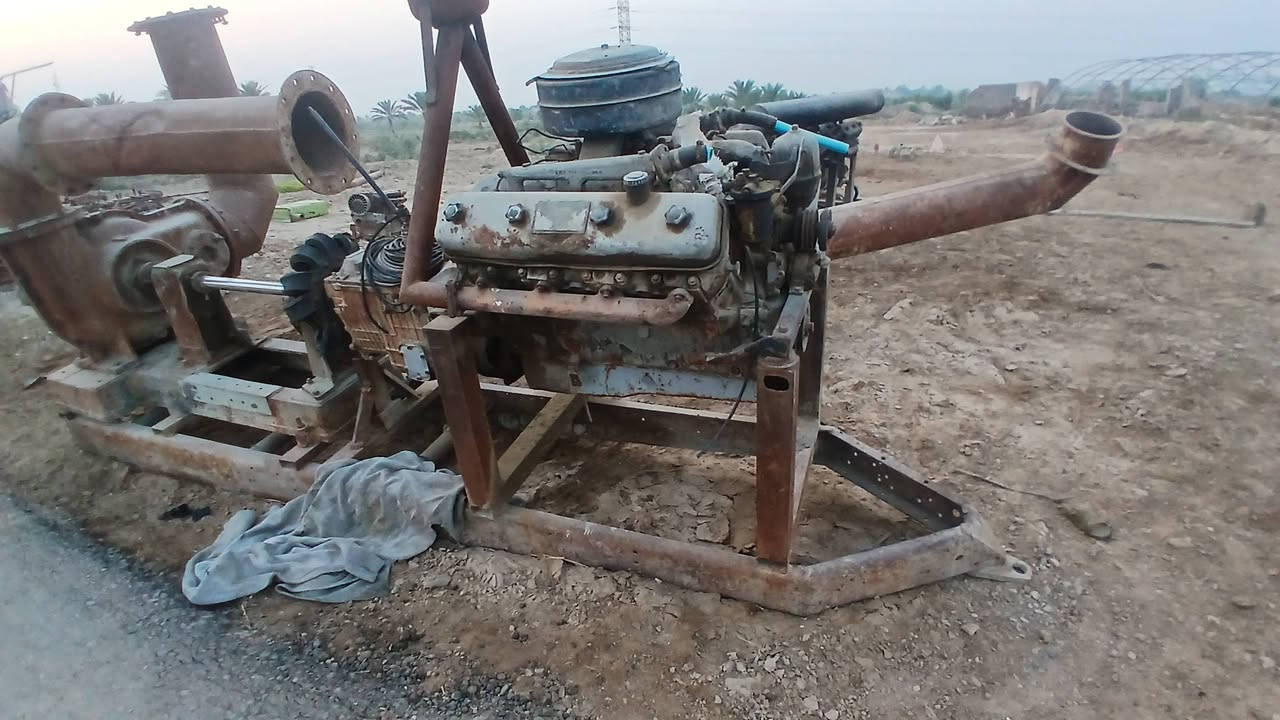 مكينة كراز • نصب وشغل • طريق عماره