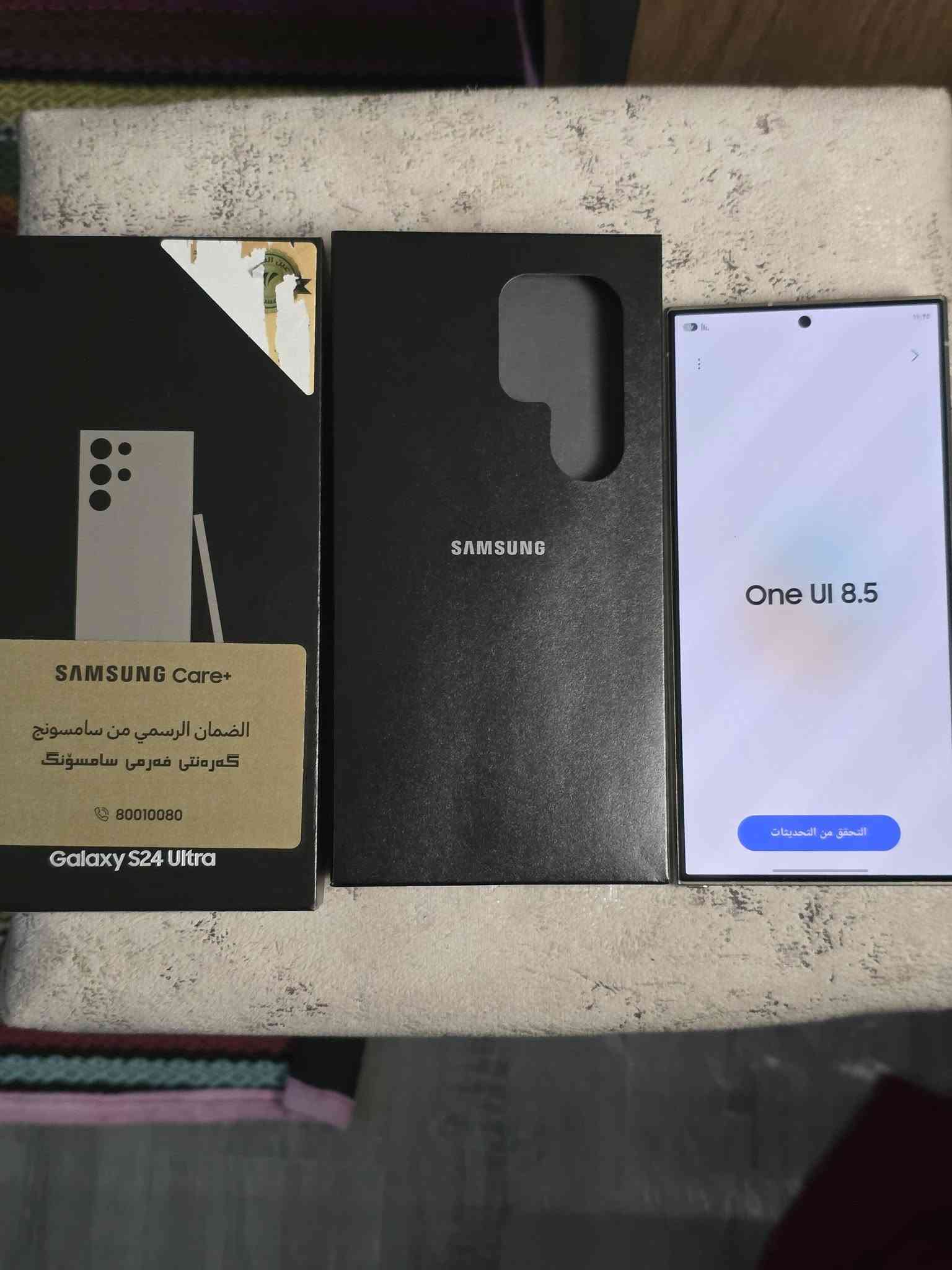 سلام عليكم جهاز سامسونك s24 الترا تيتانيوم شرق اوسط ضمان عين الفهد ذاكره 256 رام 12 جديد كلش شخط مابي سعر ٩٥٠ وبي مجال سكني بغداد 🌹
