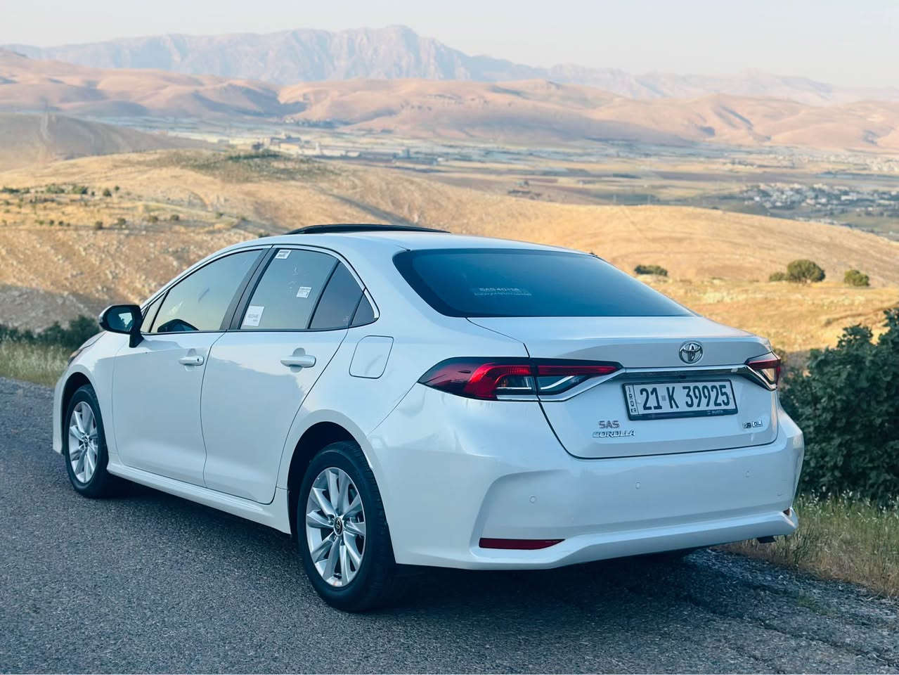 Toyota crolla 2023 
خلیجی یابانی بەنزینە
فول مواسەفات سلایت
شەریکەی ساز gli 
بێ سبوخ بێ لێدران 
مەکینە ١.٨ مەرغووبی بازار
٦٦کم رۆشتووە 
گێرو مەکینە بەشەرت 
سەیارەکە هی مەعرەز نیەو هی مالی خۆمە 
نرخ : ١٧٠$ 
*********** السليمانية, العراق
