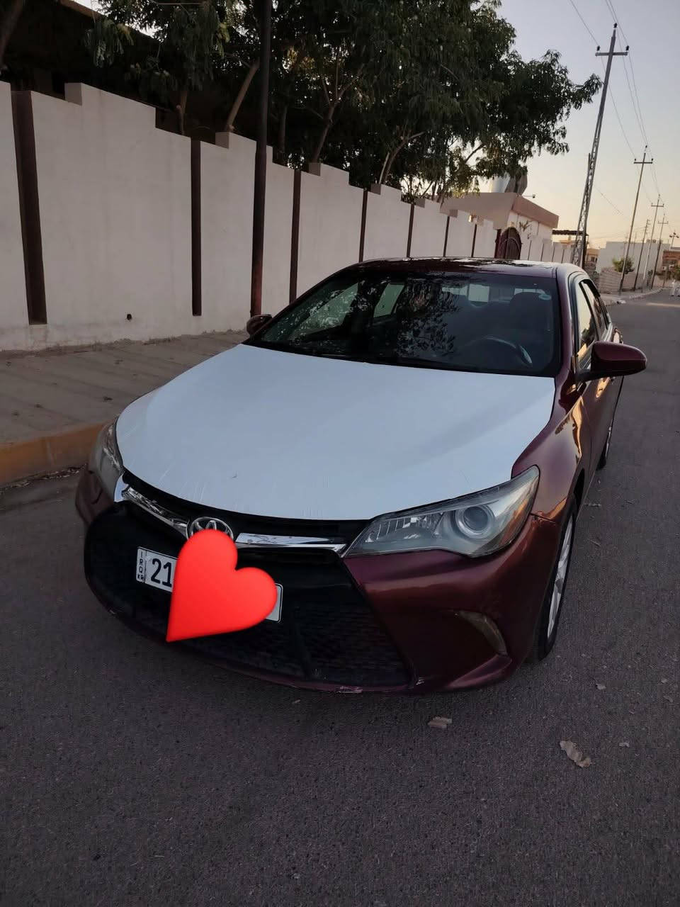 كامري ٢٠١٧ XSE فول مواصفات فتحة بالسقف نظيفة بمعنى الكلمة كير محرك صدر ادامة مستمرة
بيها ٣ قطع مع تعديل بسيط براس الشاصي الأيمن الباقي كفالة 

رقم سليمانية تحويل ثاني يوم
السعر ١٤٠ وبي مجال
***********
